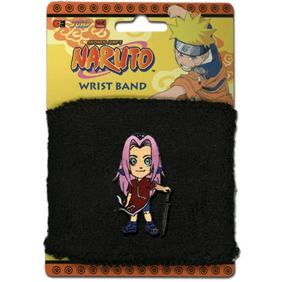 **Legit** Naruto Shippuden Naruto Sasuke & Sakura Authentic PVC Wristband #54112